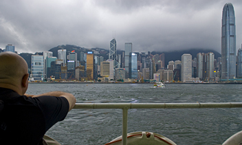 Hong Kong Island from Star Ferry