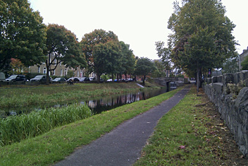 Grand Canal in Dublin