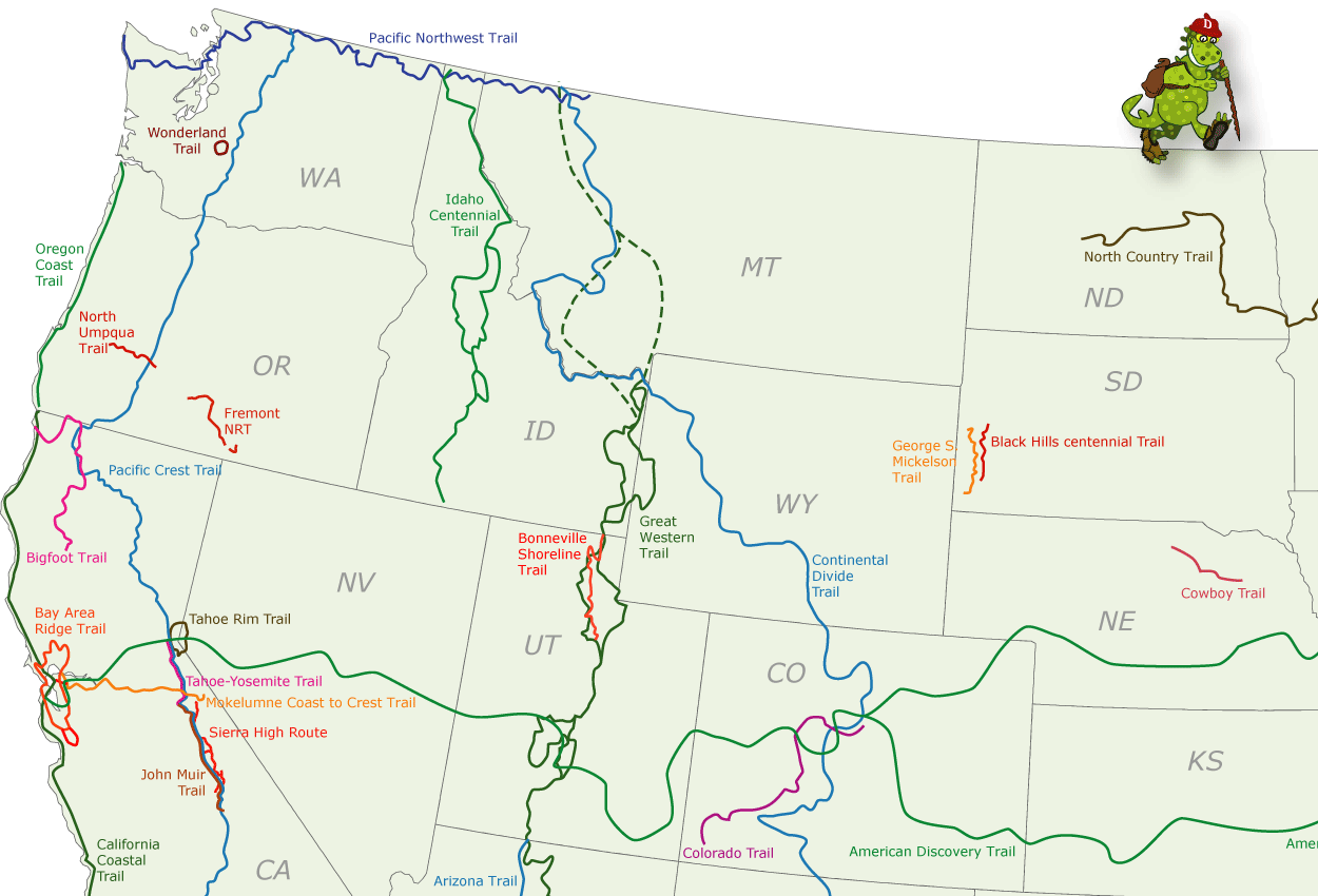 USA Trails North-West
